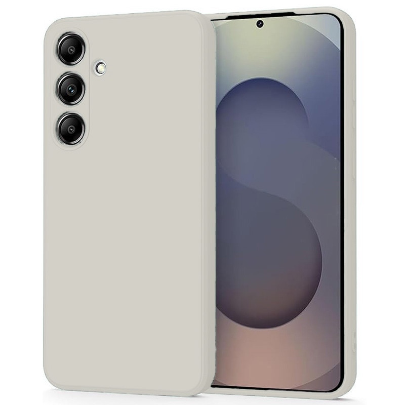 Husa pentru Samsung Galaxy A17, silicon lichid, Calitate Premium, Interior din Microfibra, Protectie Sporita, Antisoc, Bej