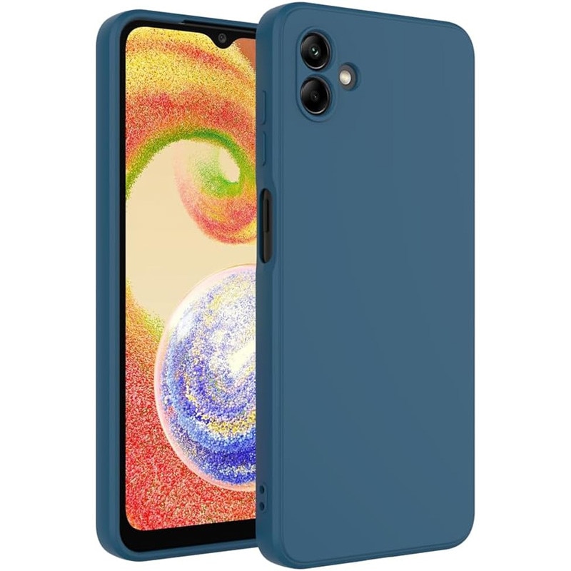 Husa pentru Samsung Galaxy A07, silicon lichid, Calitate Premium, Interior din Microfibra, Protectie Sporita, Antisoc, Albastru inchis