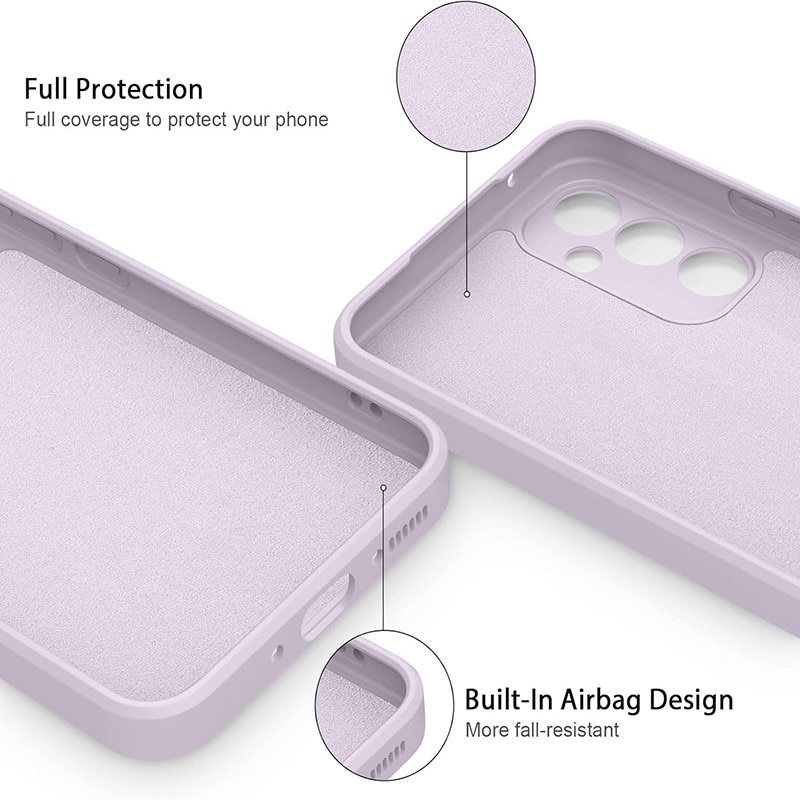 Husa pentru Samsung Galaxy A35, silicon lichid, protectie militara, interior din microfibra