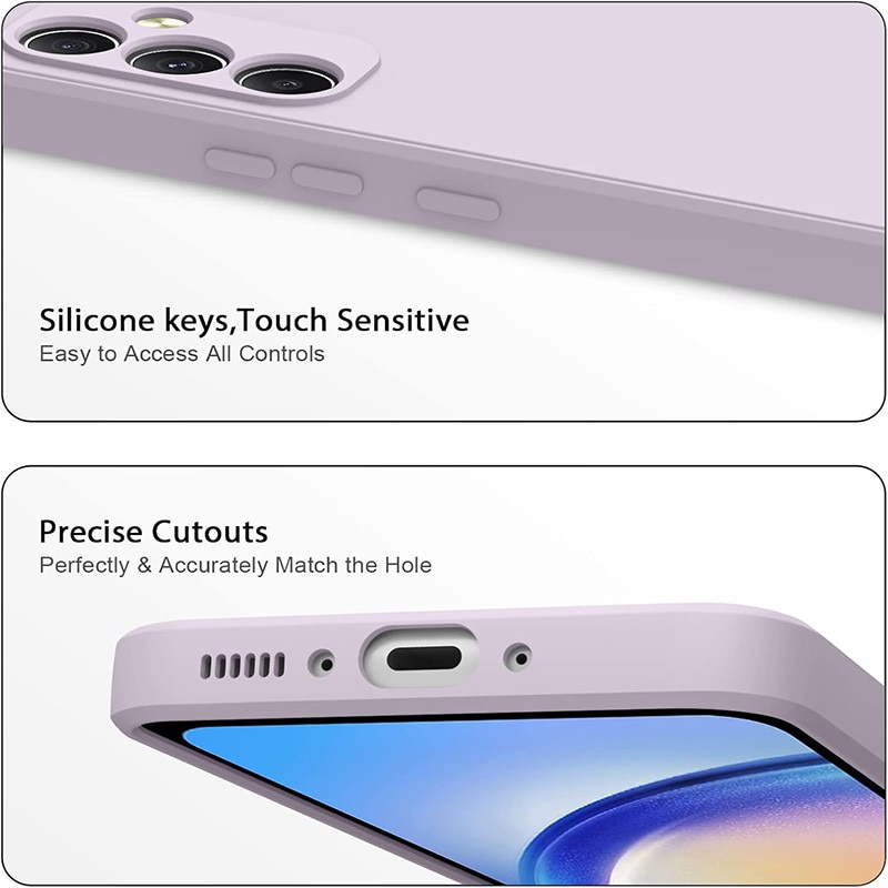 Husa pentru Samsung Galaxy A35, silicon lichid, protectie militara, interior din microfibra