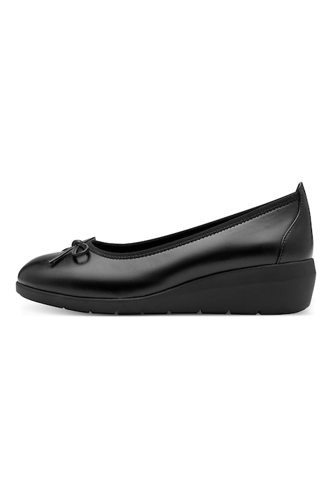 Tamaris Comfort, Pantofi wedge cu varf rotund, Negru, 38