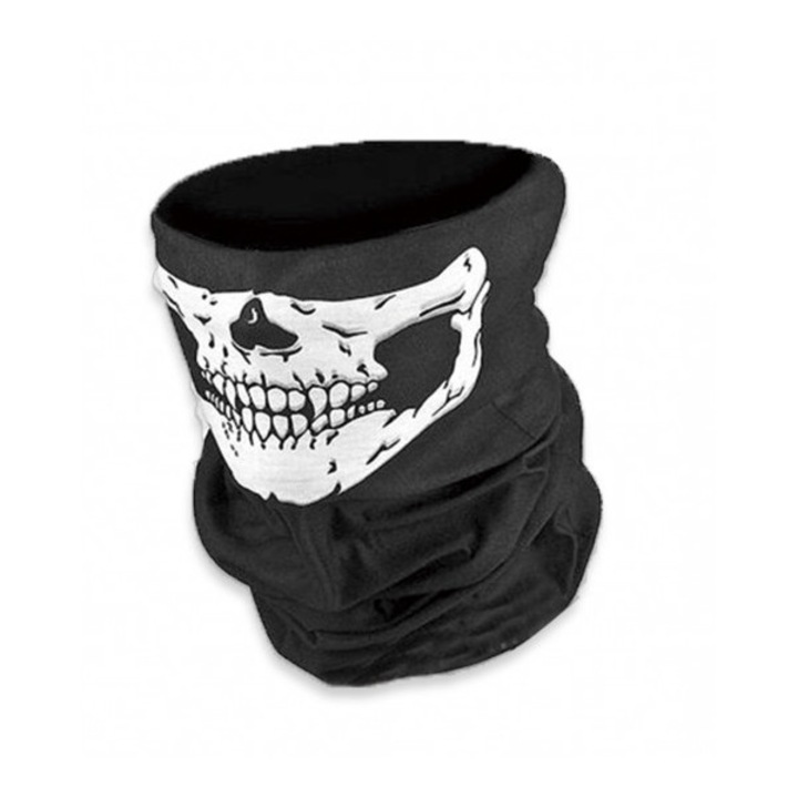 Балаклава тип тръба, защита за врата, устата, носа, шал, дизайн на череп, за възрастни, Barbaric 30583