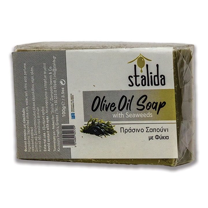 Натурален сапун STALIDA със зехтин и морски водорасли, 100 гр