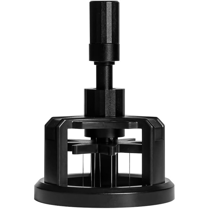 Магнитен дозатор с игли за кафе, регулируема височина, игли от неръждаема стомана, 51, 53, 58 мм, черен