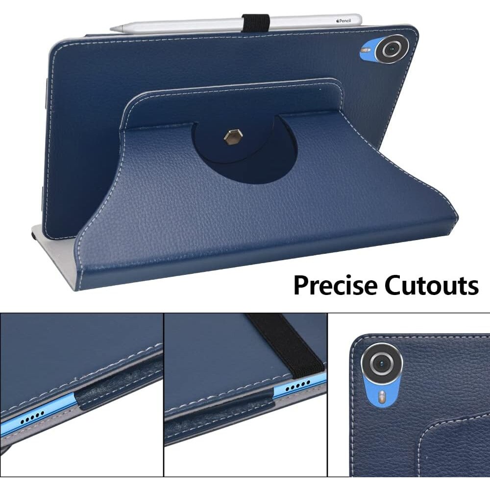 Husa compatibila cu Teclast P25T Case, ApoloMedia EP103A Case 10", PU albastra