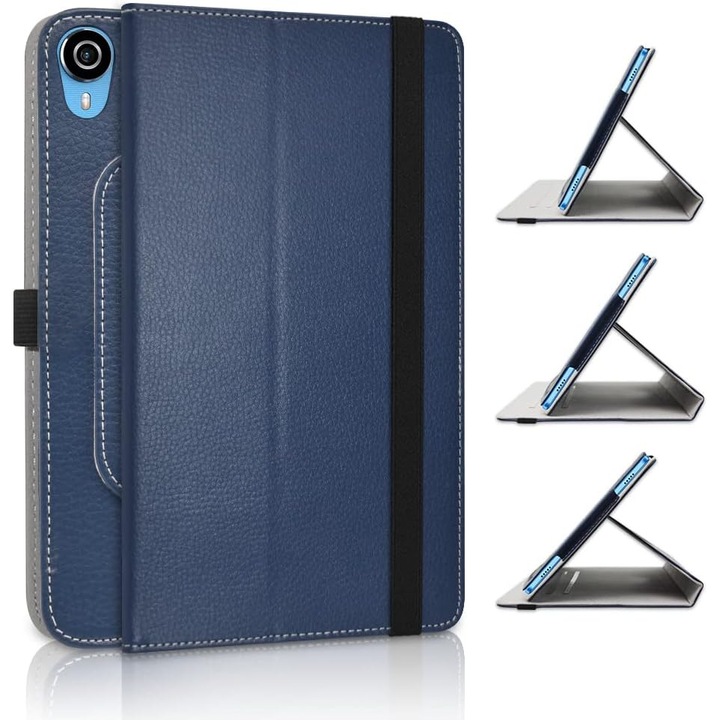 Калъф, съвместим с Teclast P25T, ApoloMedia EP103A калъф 10", син PU