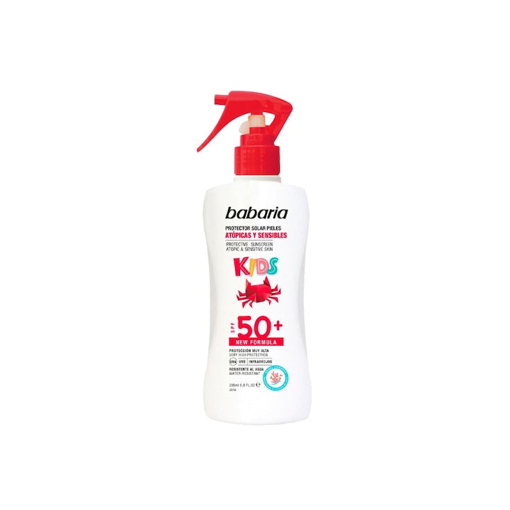 Спрей за атопична кожа Babaria, SPF50+, за деца, 200 мл