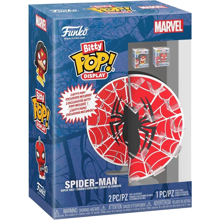 Комплект Фигурки Funko, Bitty POP Display, Spider-Man Web, 21 cm, Многоцветен