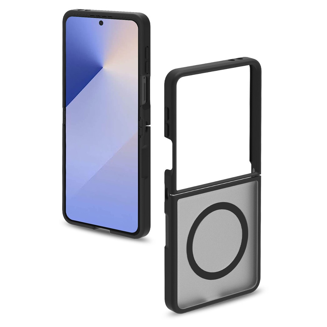 Husa de Protectie, Compatibila Samsung Galaxy Z Flip7, Doctor Shield Fantom, MagSafe - Negru