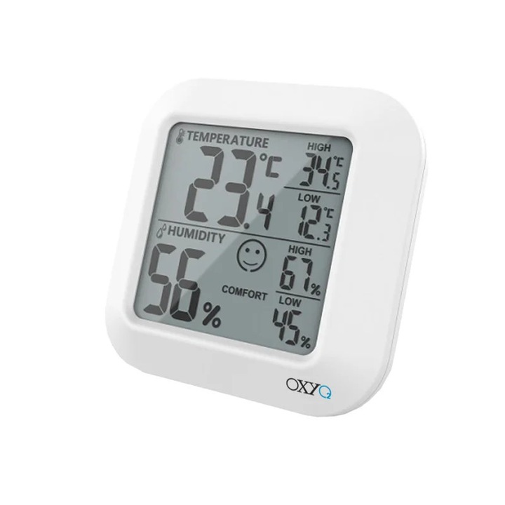 Termometru / Higrometru Oxyo2, -10°C- +60°C