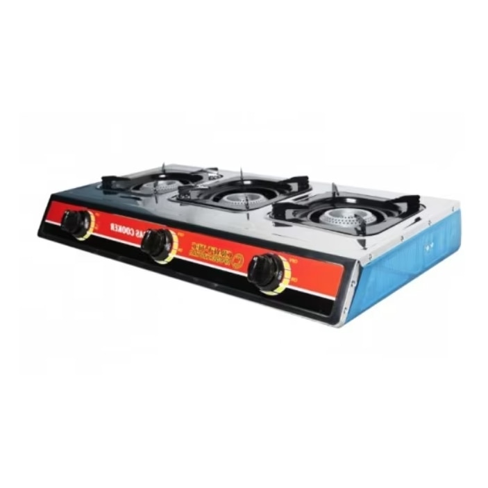 Plita pentru gatit, aragaz portabil inox cu 3 arzatoare Craft tec MX140