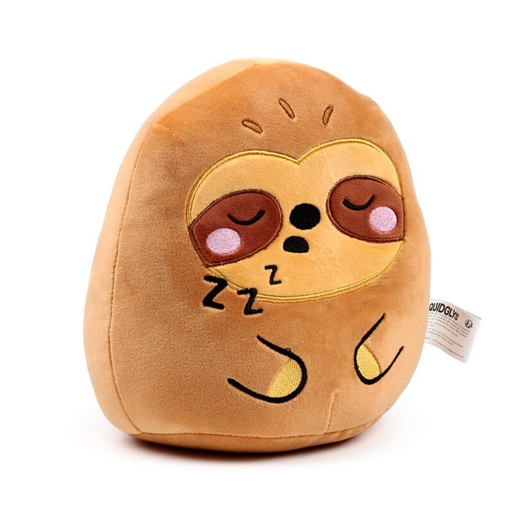 Jucarie plus, material premium Velboa, moale, Cody The Sloth, Adoramals, Colectia Squidglys Relaxeazzz