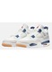 Pantofi sport barbati Nike SB x Air Jordan 4 Retro “White / Navy”, 45EU, DR5415-100