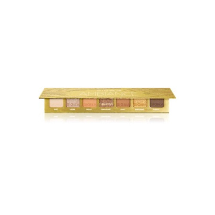 Палитра мини сенки за очи Sigma Beauty Ambiance, течна, многоцветна, 7 г