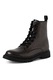 Tamaris, Bocanci de piele cu fermoar lateral, Negru stins