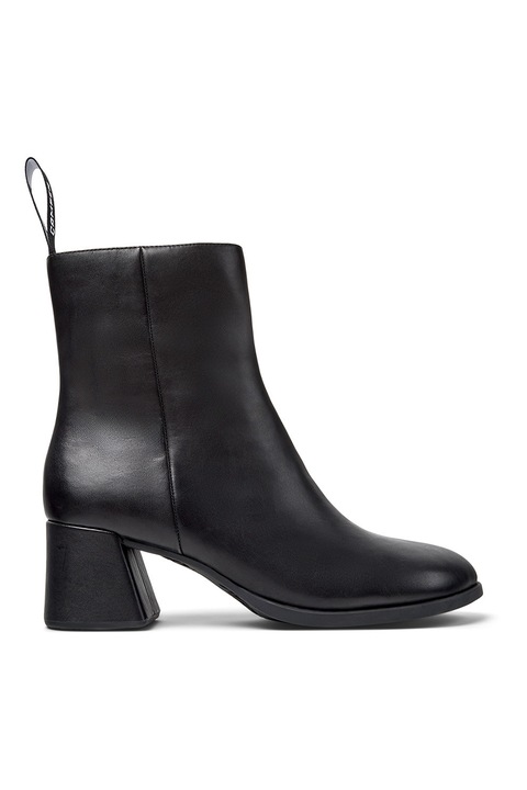 Camper, Ghete din piele cu toc masiv, Negru