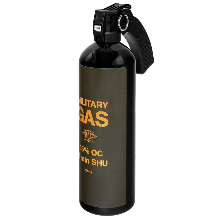 Spray de autoaparare TM Gaz piperat 1000 ml, 15% OC, 3 000 000 SHU, cu duza conica