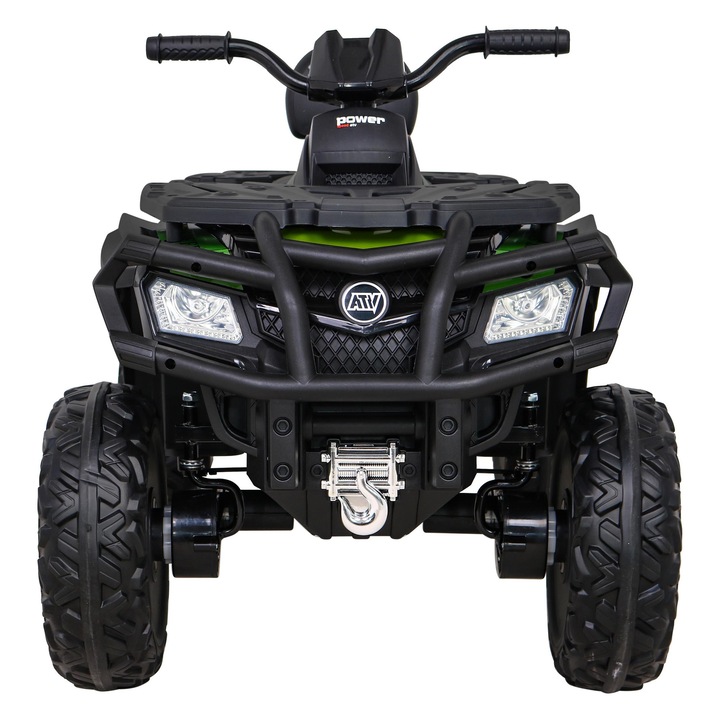 ATV XT-SPEED 4x4 Verde, 80W, Bluetooth, 110x65x68cm, ramiz