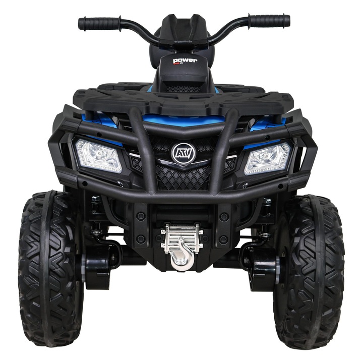 ATV 4x4 XT-SPEED Albastru, motor 4x80W, dimensiuni 110x65x68cm, greutate 20.8kg, ramiz