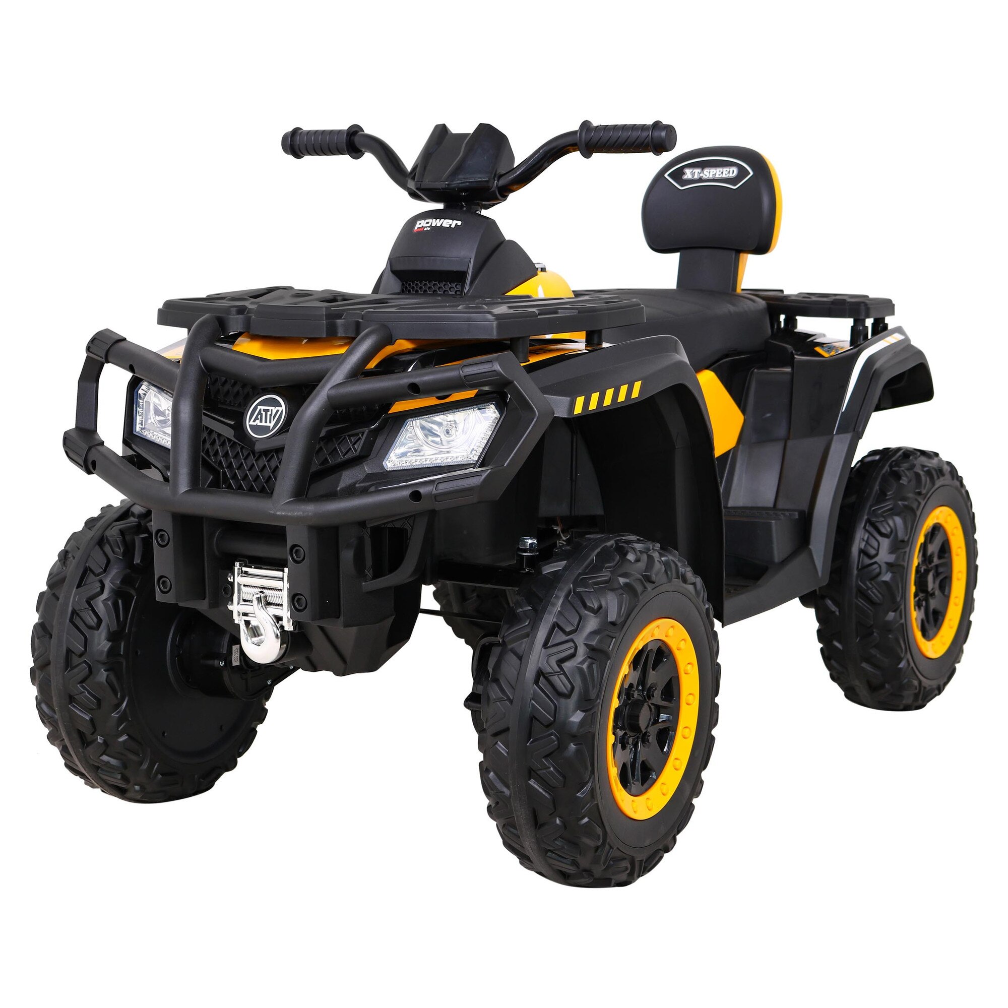 Atv Emag ATV 4x4 XT-SPEED Galben, motor 4x80W, 24V, dimensiuni 110x65x68cm ...