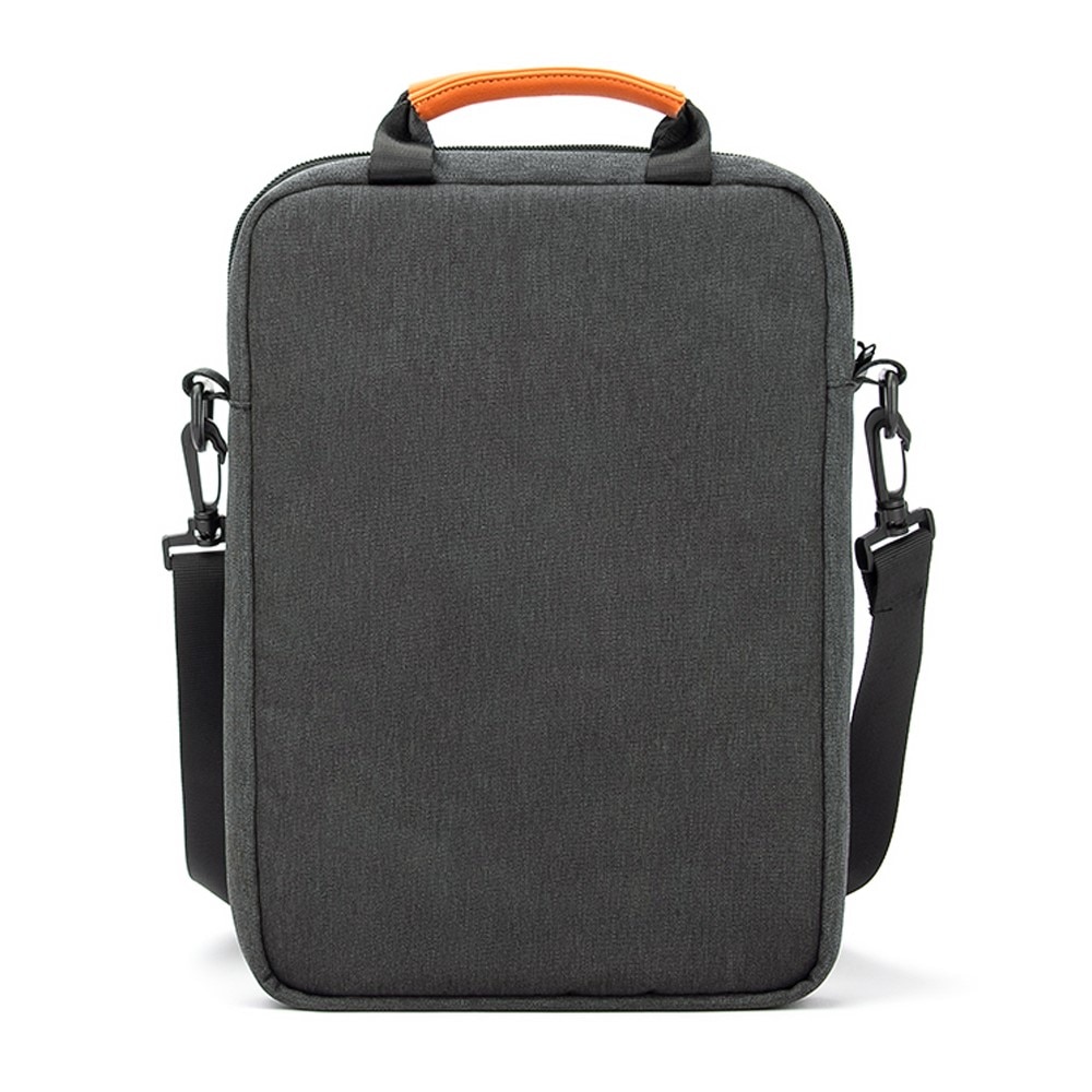 Geanta laptop 13.3", XGSM, impermeabila, design elegant, gri inchis, 34x4x25cm
