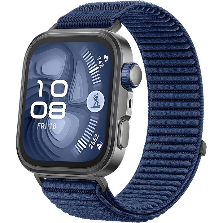 Curea din nailon pentru Huawei Watch Fit 3/4/4 Pro, bleumarin