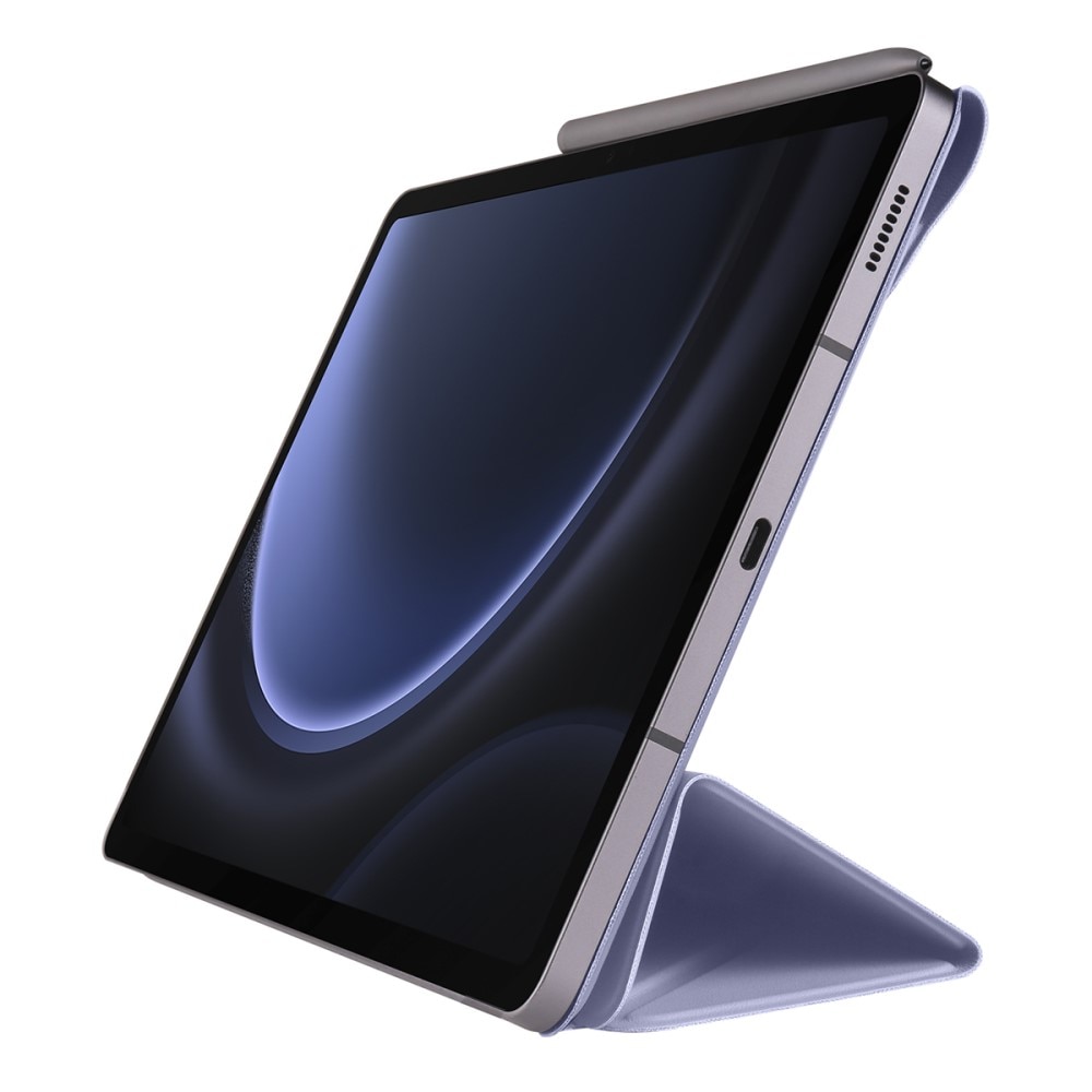 Husa tableta XGSM origami pentru Samsung Galaxy Tab S10 FE / S9 FE / S9, ciemnofioleta, functie suport, auto wake/sleep