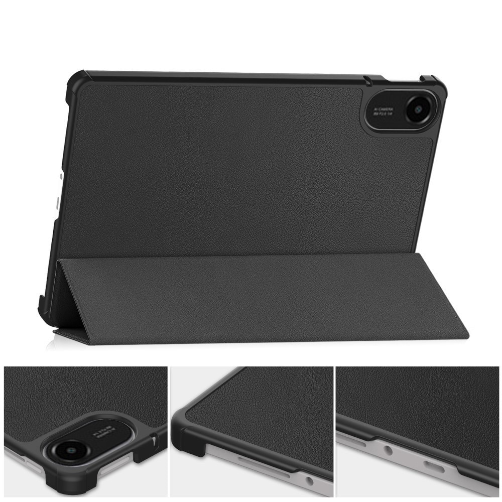 Husa tableta XGSM pentru Xiaomi Redmi Pad 2, neagra, cu functie de suport, material ecologic