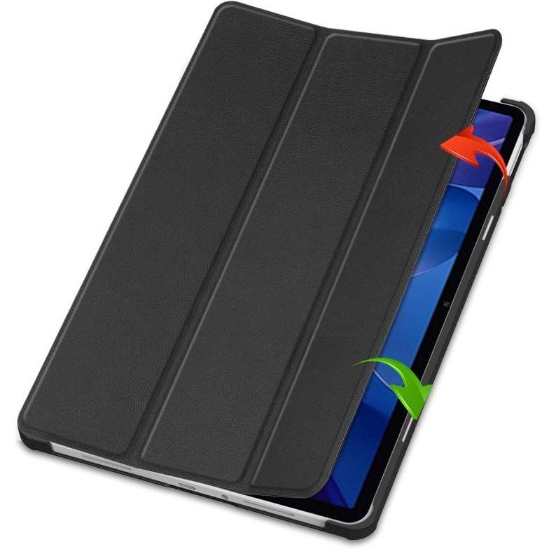 Husa tableta XGSM pentru Xiaomi Redmi Pad 2, neagra, cu functie de suport, material ecologic