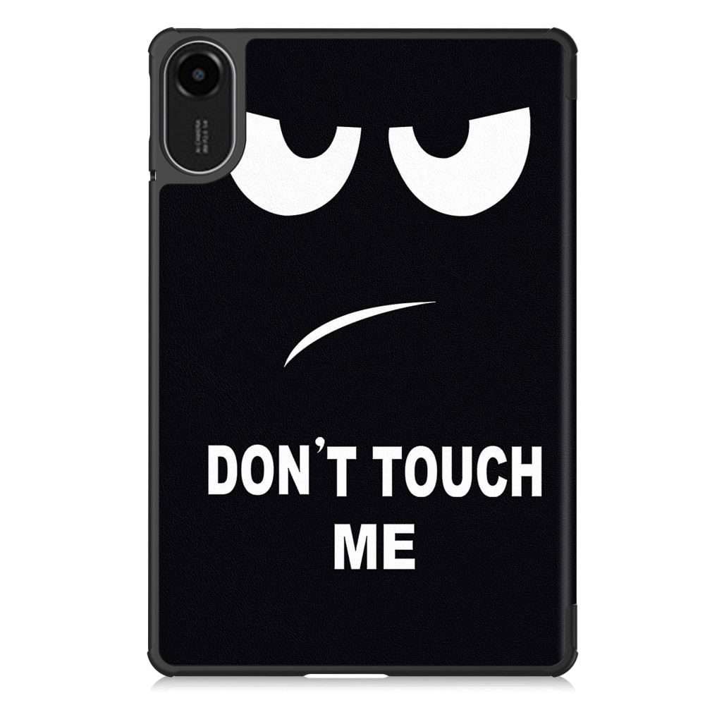 Husă tabletă XGSM pentru Xiaomi Redmi Pad 2, cu clapetă, auto wake/sleep, motiv "Nu mă atinge", material PU