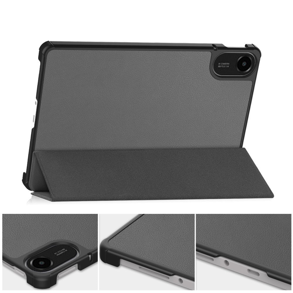Husă tabletă XGSM gri cu suport pentru Xiaomi Redmi Pad 2, material ecologic, activare/dezactivare automată