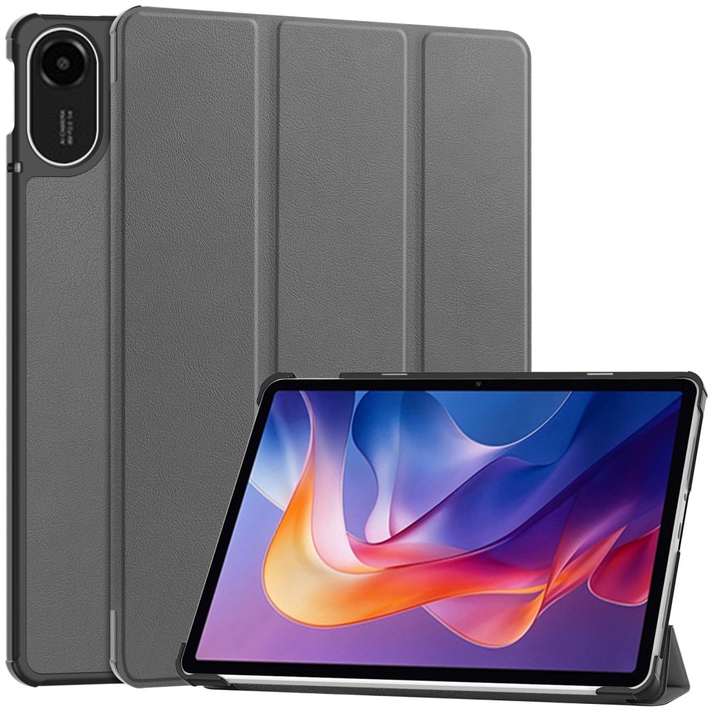 Husă tabletă XGSM gri cu suport pentru Xiaomi Redmi Pad 2, material ecologic, activare/dezactivare automată