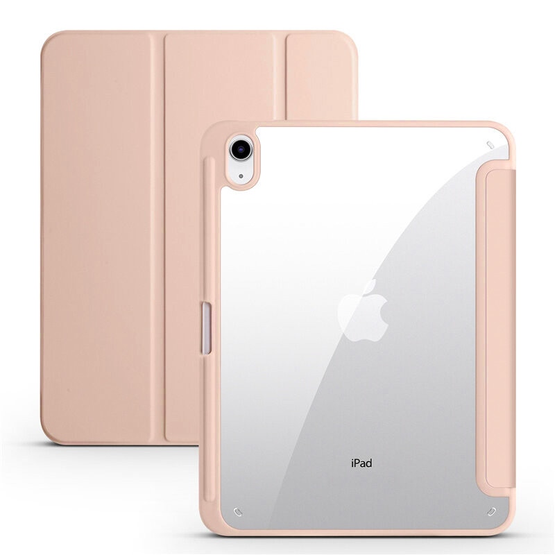 Etui Smartcase Hybrid pentru iPad 11" 2025 A16 / iPad 10.9" 2022, roz