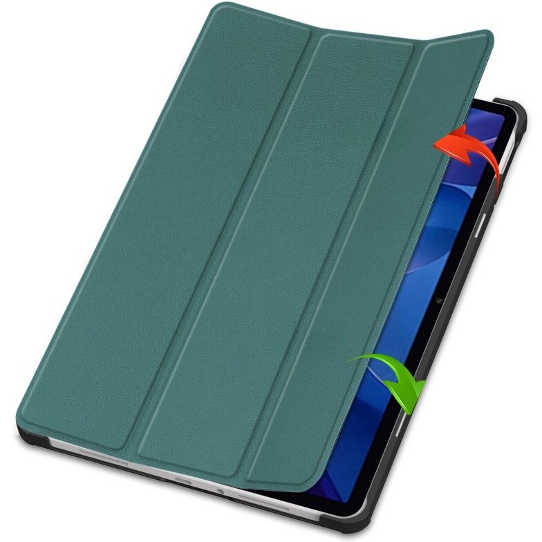 Etui pentru tableta, XGSM, Xiaomi Redmi Pad 2, verde, functie suport, auto wake/sleep