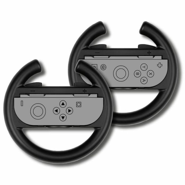 Volan KONIX set 2 piese, Nintendo Switch, negru