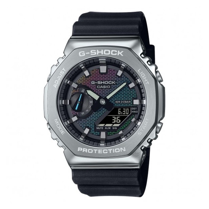Ceas barbatesc Casio GM-2100RW-1AER, Quartz, 44mm, 20ATM