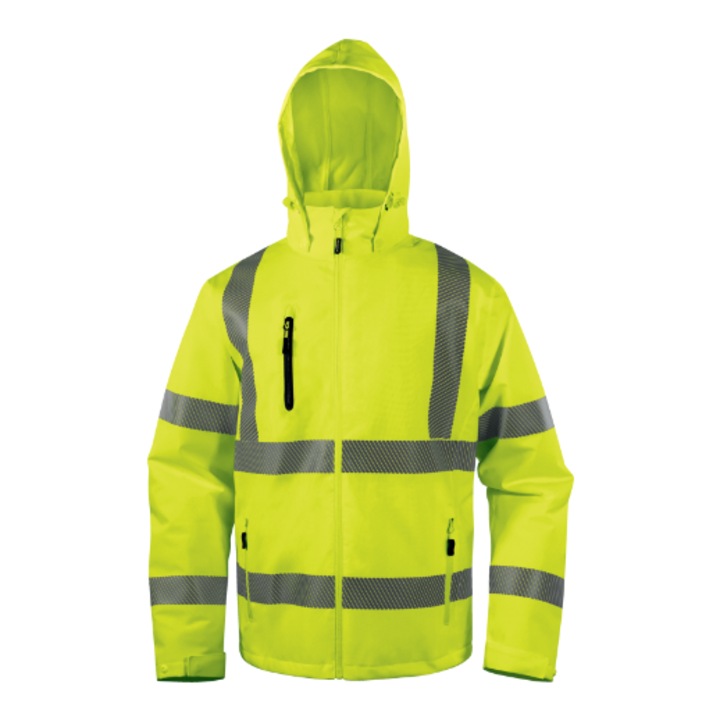 Jacheta reflectorizanta impermeabila, ARENHV, culoarea galben - Delta Plus M GALBEN FLUO