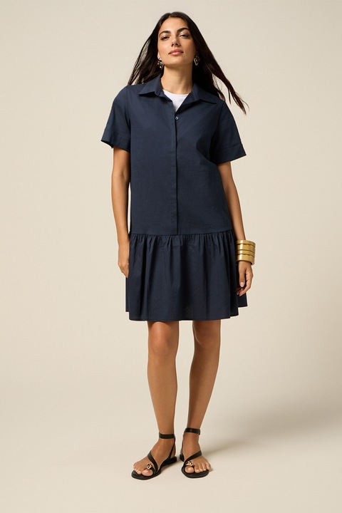 Oltre, Rochie scurta lejera, Bleumarin