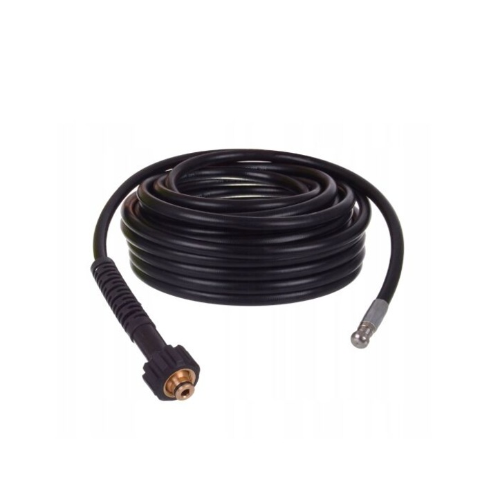 Furtun pentru curatarea conductelor de canalizare, dedicat masinilor de spalat cu presiune, 20 metri, Kraft