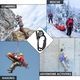 SWJOYOL Ръчен катерещ се асансьор, 8-13 мм, тегло 237 г, черен, 140 кг
