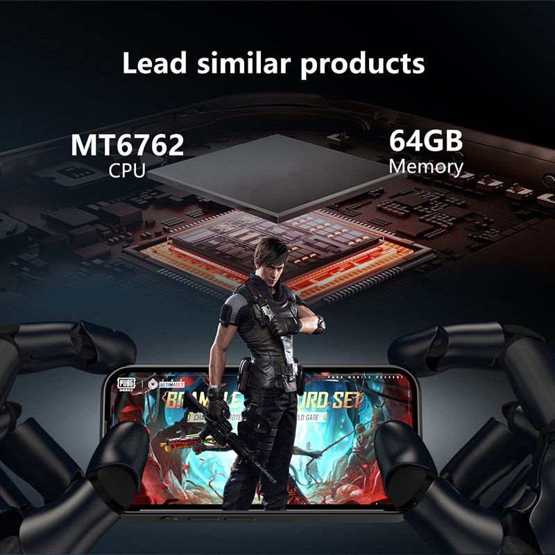 SOYES Q333 Mini telefon inteligent 4GB RAM 64GB ROM 3.58 Inch Retea 4G Roz