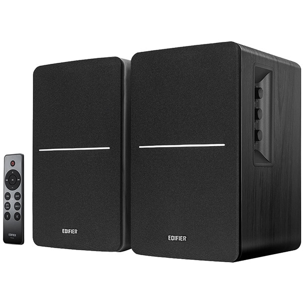 Boxe Edifier 2.0 R1280DBS-BK, 42W RMS, Bluetooth, Telecomanda wireless, Negru