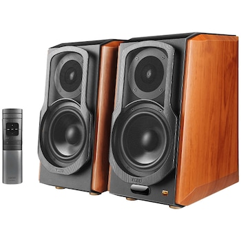 Boxe Edifier 2.0 S1000W-BR, 120W RMS, Bluetooth, Telecomanda wireless, Maro
