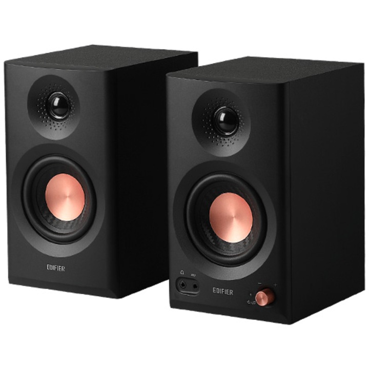 Boxe Edifier 2.0 MR3-BK, 36W RMS, Studio Monitor, Intrare Jack 6.35 TRS, Negru