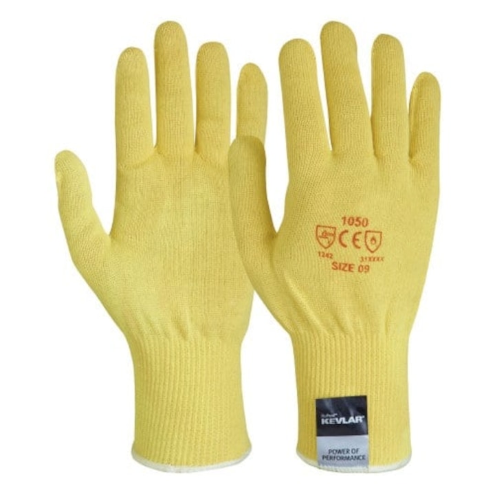Manusi de protectie termica Renania 1050 LIGHT, kevlar 11 GALBEN