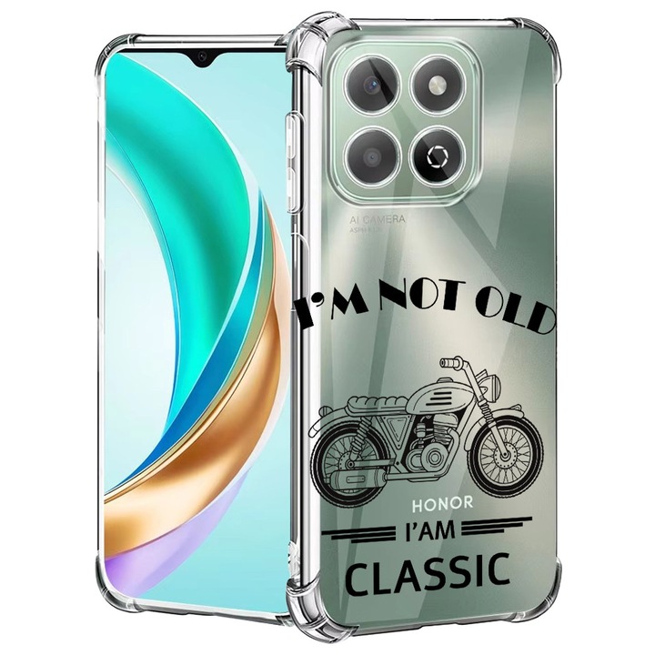 BestCase® Husa Anti Shock Pentru Honor 200 Smart, I'm Not Old I'm Classic, 1925010 AS 1866