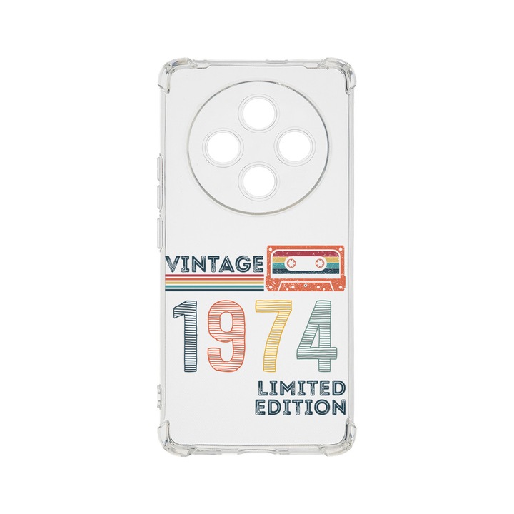 BestCase® Husa Anti Shock Pentru Oppo Reno12 F 5G / Reno12 FS 5G, Limited Edition 1974 - Vintage Tape, 1913370 AS 1970