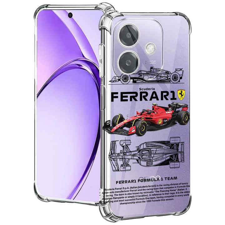 BestCase® Husa Anti Shock Pentru OPPO A40 / A40M, Ferrari Scuderia, 1946018 AS 1861
