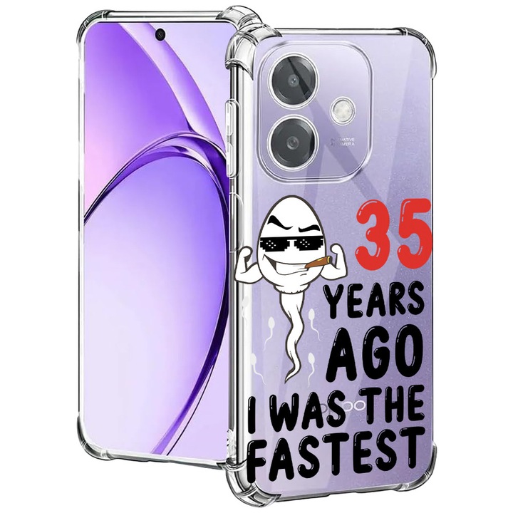 BestCase® Husa Anti Shock Pentru OPPO A40 / A40M, 35 Years ago I Was the fastes, 1946018 AS 1899