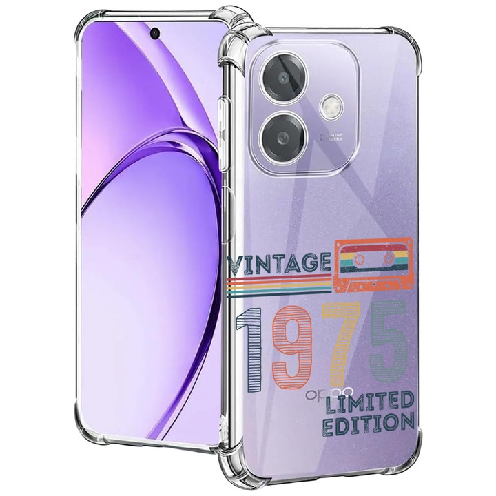 BestCase® Husa Anti Shock Pentru OPPO A40 / A40M, Limited Edition 1975 - Vintage Tape, 1946018 AS 1971